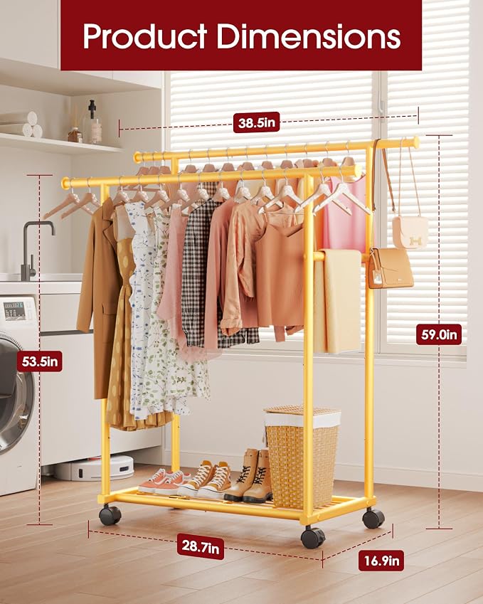 Metal Clothes Rack - Image 2
