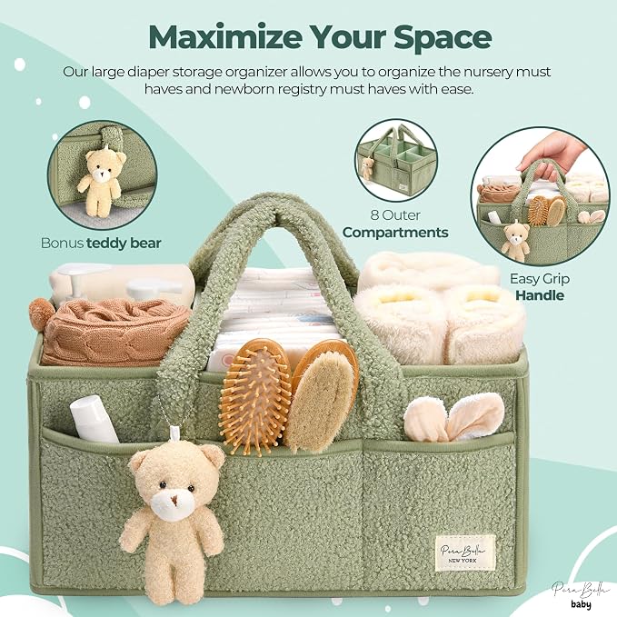 PeraBella Diaper Caddy Organizer - Image 3