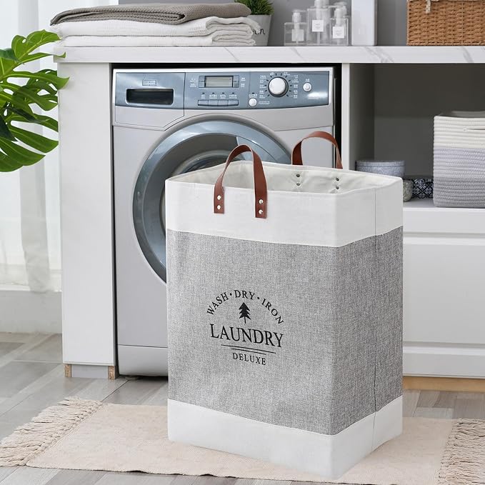 COMFY HOMI 2Pack 76L Laundry Basket & Hamper, Large Collapsible Waterproof - Image 5