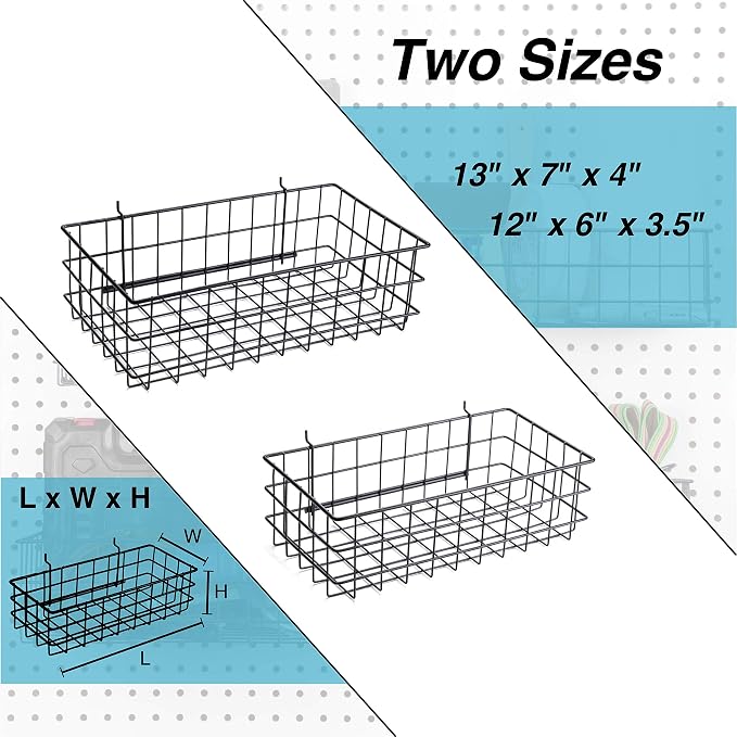 RightArrange Pegboard Basket Set of 2 - Image 3