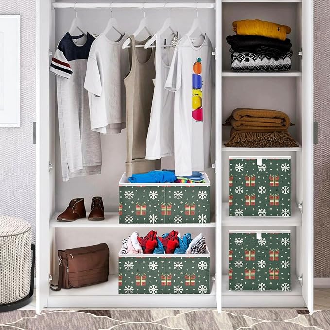 senya Large Storage Bins Collapsible Foldable Storage Cubes Fabric Basket - Image 7