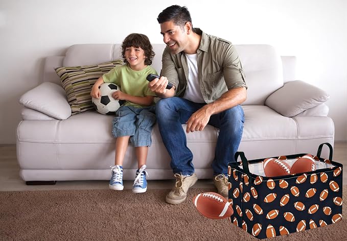Kids Hamper Storage Bins Organizer Toy Box Laundry Basket Large Canvas - Image 5