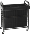 Laundry Hamper 3 Section, 145L Rolling Laundry Sorter Basket by Ollieroo