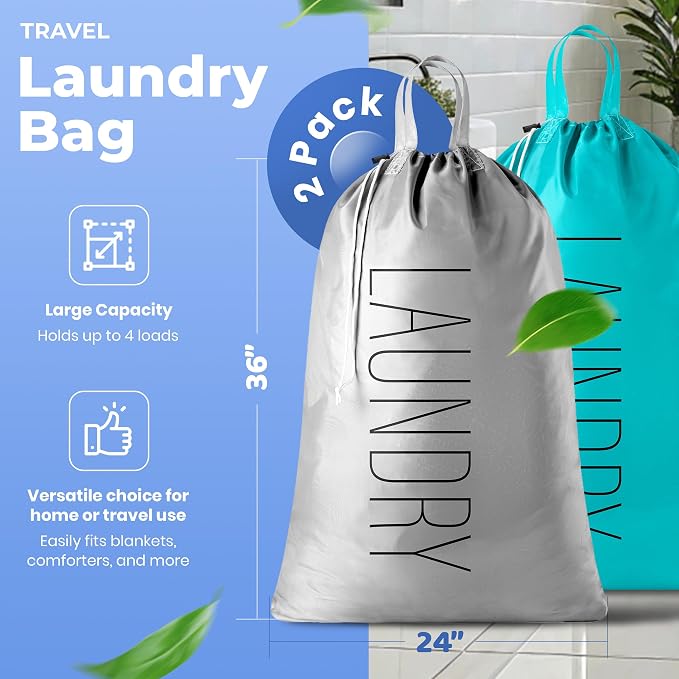 Extra Large Travel Laundry Bag - Image 2