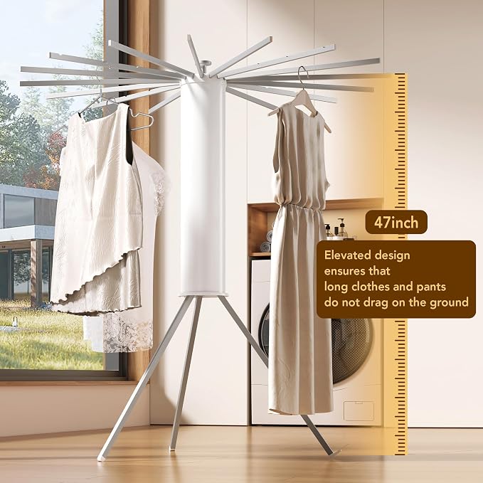 Tripod Clothes Drying Rack, Space Saving Laundry Drying Rack, Drying Rack - Image 6