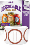 Canning Labels Dissolvable Stickers by MESS