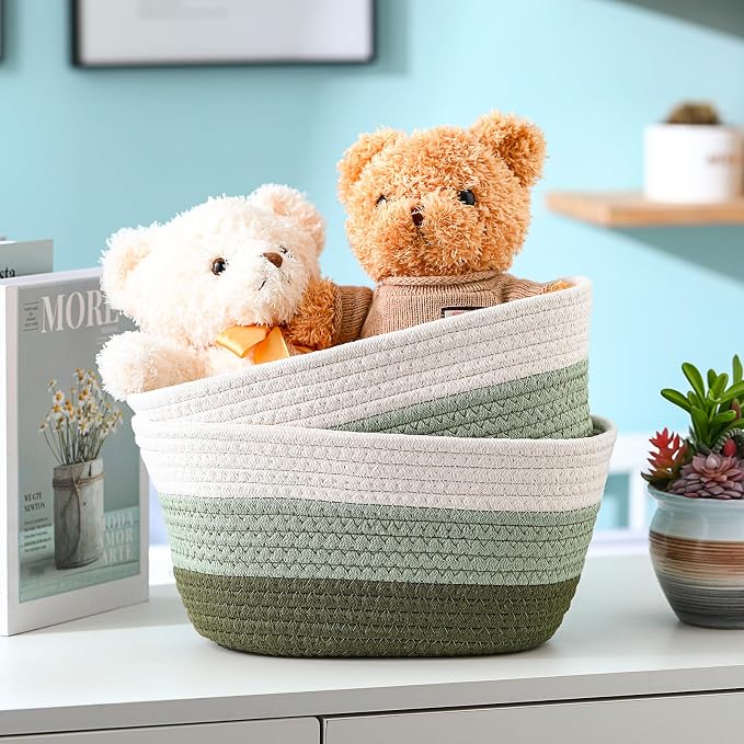 Sawysine 6 Pcs Storage Baskets Bulk - Image 3