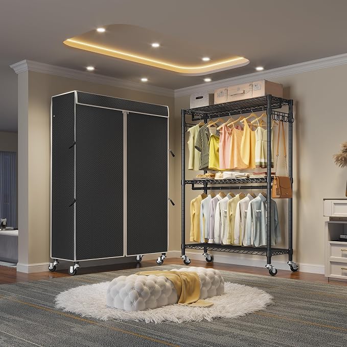 VIPEK R2C Plus Heavy Duty Rolling Garment Racks - Image 2