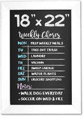 Ilyapa Rustic Wooden Magnetic Kitchen Chalkboard Sign by Ilyapa