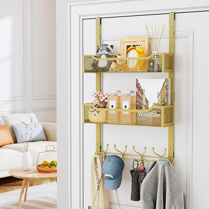 SWTYMIKI Over The Door Hooks Organizer - Image 2