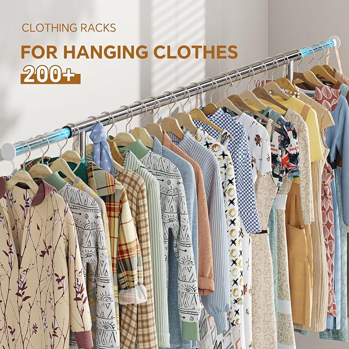 Simple Trending Heavy Duty Clothes Clothing Rack - Image 3