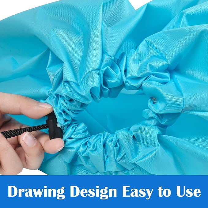2 Pack XL Travel Laundry Bag, Machine Washable Dirty Clothes Organizer - Image 3
