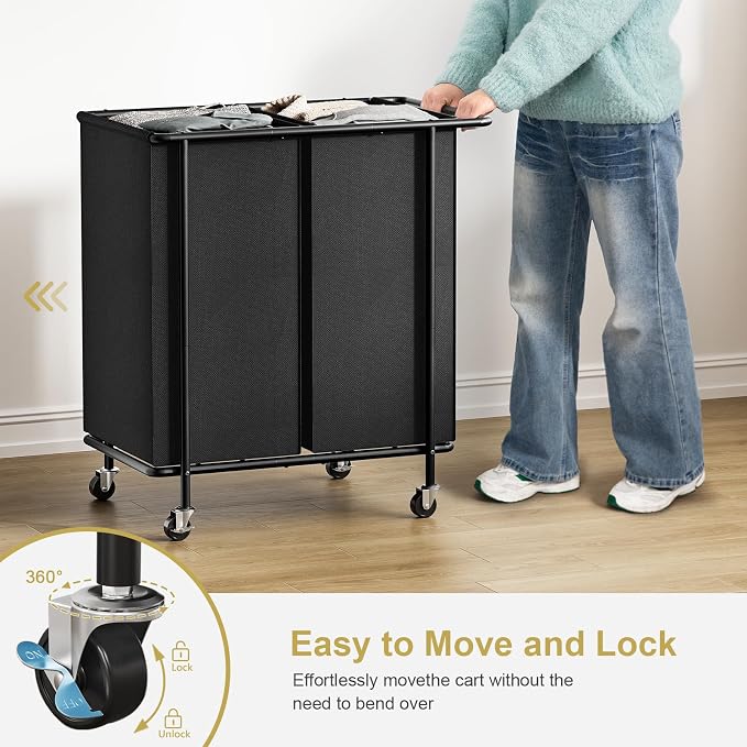 Chrislley Double Laundry Hamper - Image 6