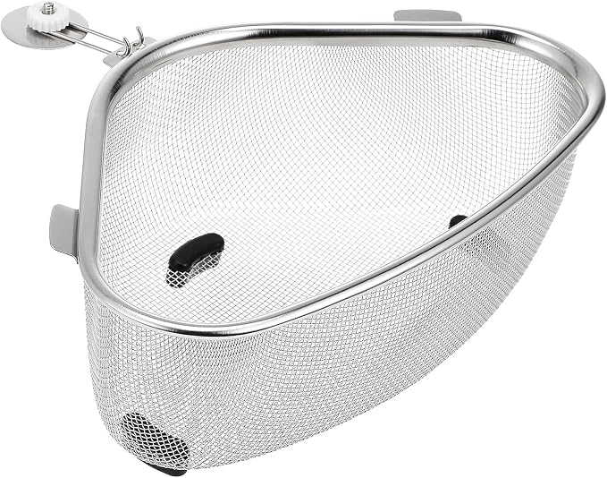 Triangle Sink Basket Stainless Steel Corner Strainer by Unknown