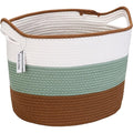 Sea Team Oval Large Cotton Rope Woven Storage Basket by SeaTeam