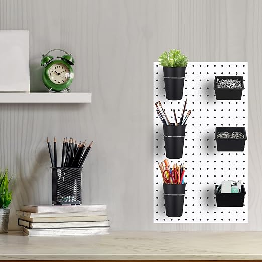 6 Sets Pegboard Bins with Hooks - Image 3