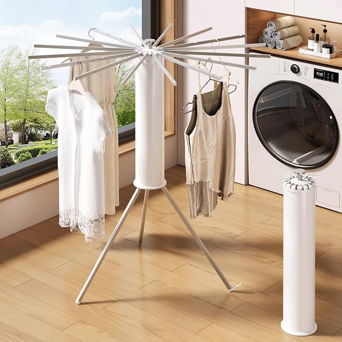 Tripod Clothes Drying Rack, Space Saving Laundry Drying Rack, Drying Rack - Image 2