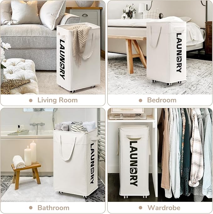 CHICVITA 2-Pack Laundry Baskets - Image 5