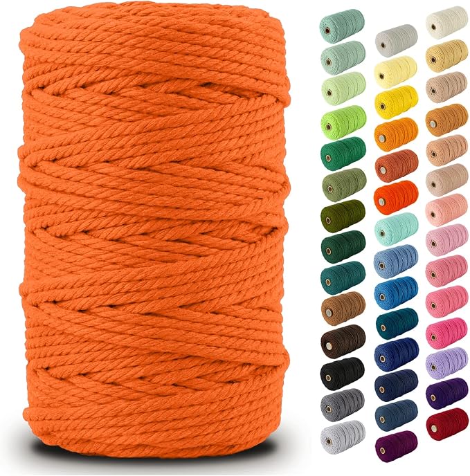 Nook Theory Macrame Cord - 5mm 109 Yards Cotton Rope by NookTheory