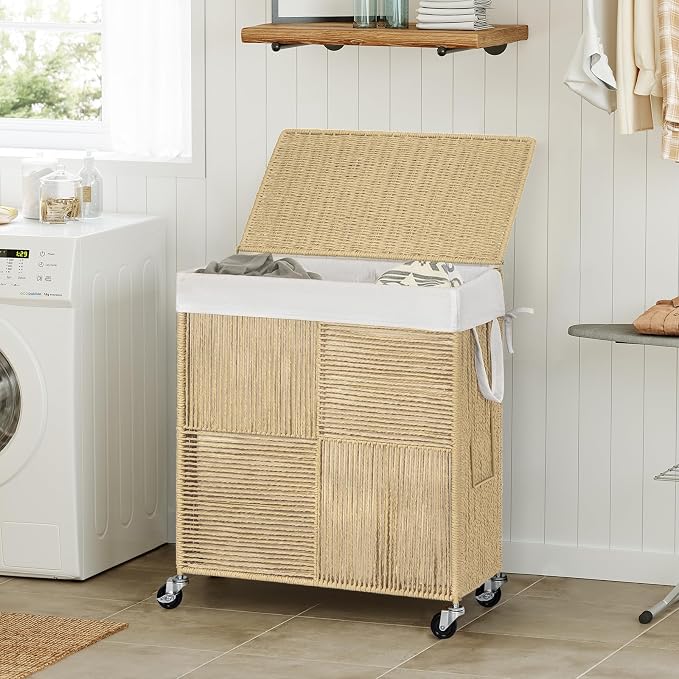 WOWLIVE Double Laundry Hamper - Image 2