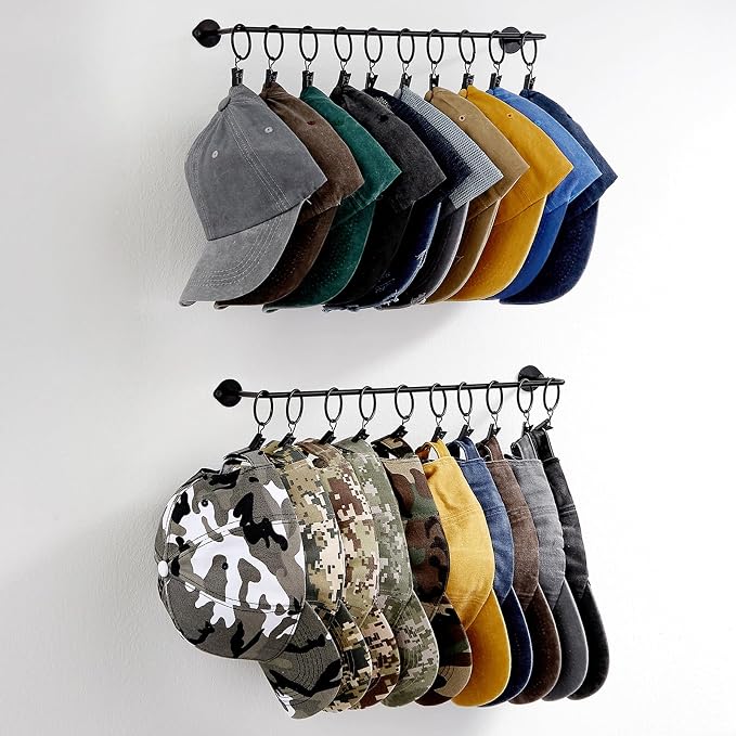 Viklluyr Hat Rack for Baseball Cap Hat Storage by Viklluyr