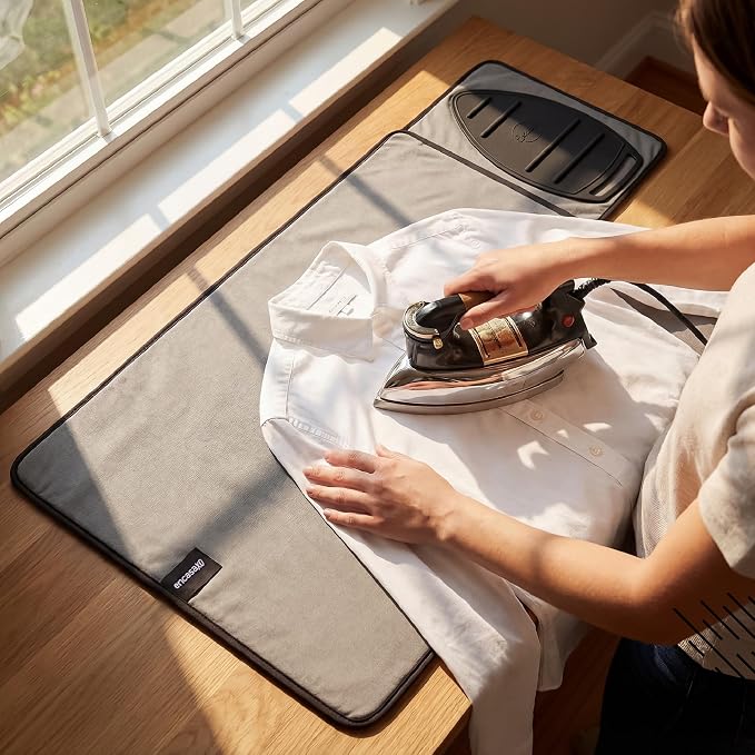 Encasa XO Ironing Mat/Pad with 3mm Padding, Anti-Skid Design & Silicone Iron - Image 3