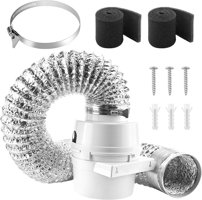 AMI PARTS TDIDVKZW Indoor Dryer Vent Kit by AMIPARTS