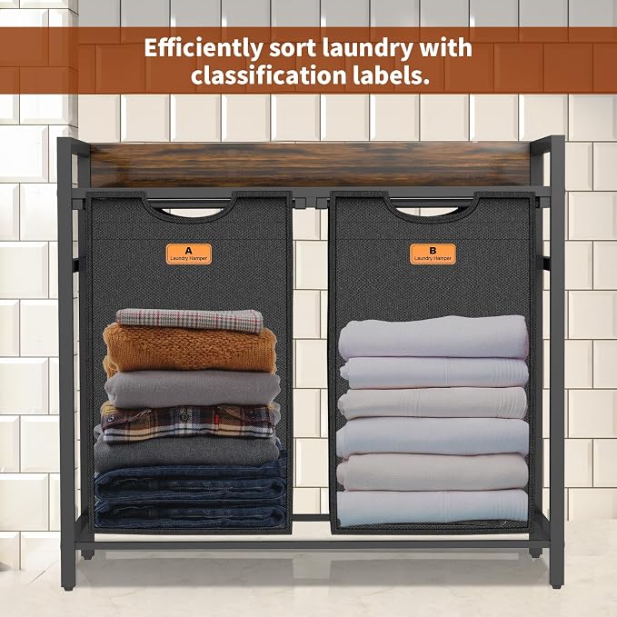 SZHLUX Laundry Hamper, Laundry Basket - Image 3