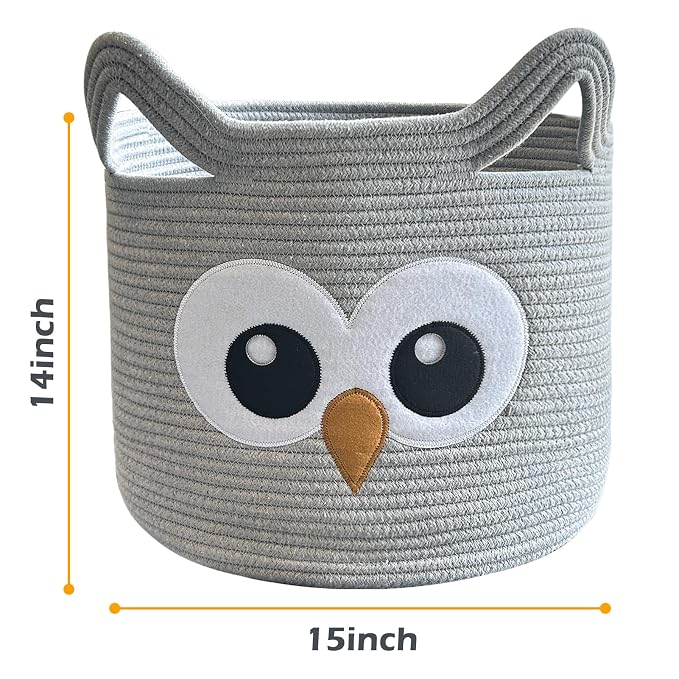 VK VK·LIVING Owl Storage Basket - Image 3
