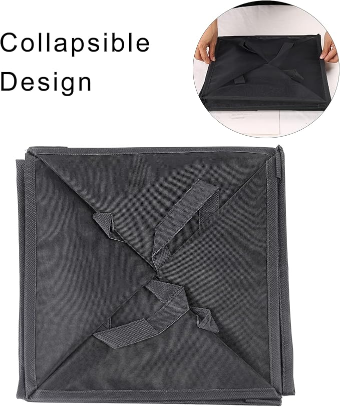 SOUJOY 4 Pack Popup Laundry Hamper, Collapsible Mesh Laundry Baskets - Image 3