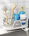 Kitsure Space-Saving Kitchen Sink Caddy, Rustproof Metal Sink Organizer by Kitsure