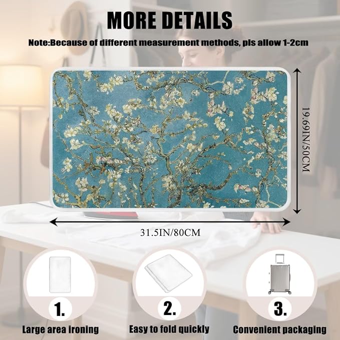 Blossoming Almond Pattern Ironing Mat Portable Ironing Pad - Image 5