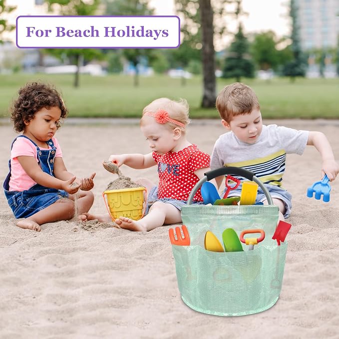 2Pack Portable Cleaning Caddy for Cleaning Supplies, 17L Household Tool Bucket - Image 3