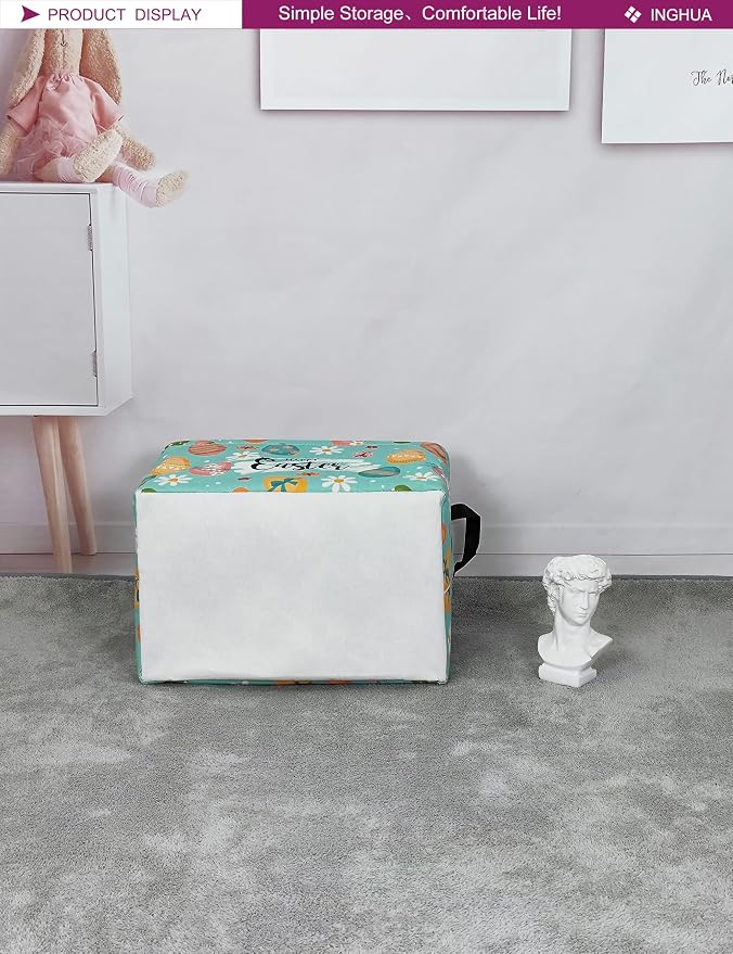 Rectangular Storage Basket Fabric Organizer Bin - Image 6