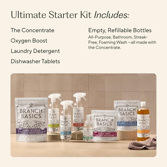 Branch Basics Ultimate Starter Kit: Natural All Purpose Cleaner, Foaming Hand - Image 3
