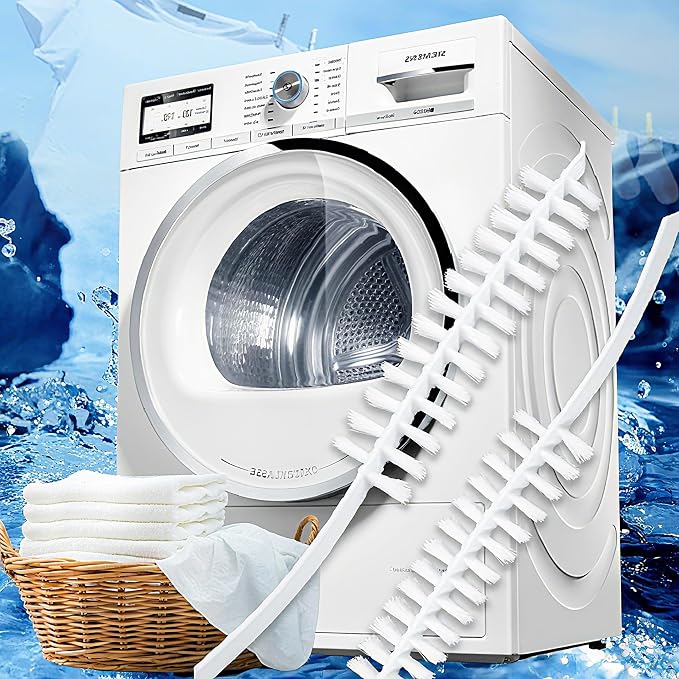 8 Pack Washing Machine Cleaner Brush, Dryer Cleaning Brush, Crevice Cleaning - Image 5