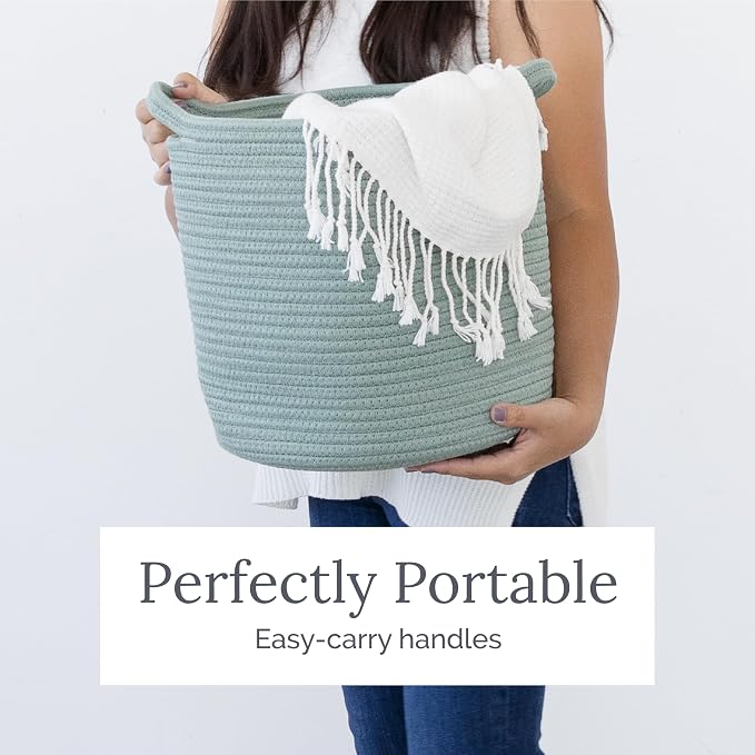 Natemia Extra Large Woven Storage Basket - Image 8