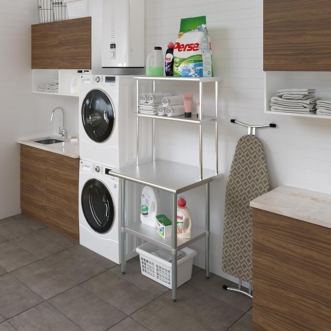 AmGood Double OverShelf Stainless Steel NSF - Image 2