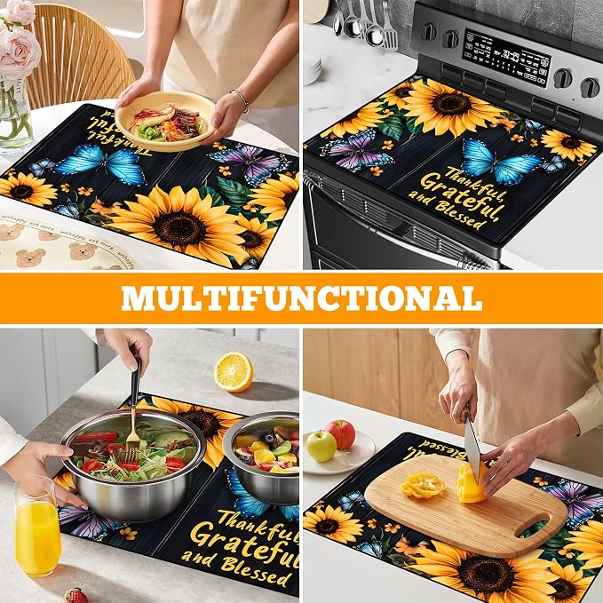 Multi-Design Stove Top Cover for Glass/Electric Stoves - Image 7