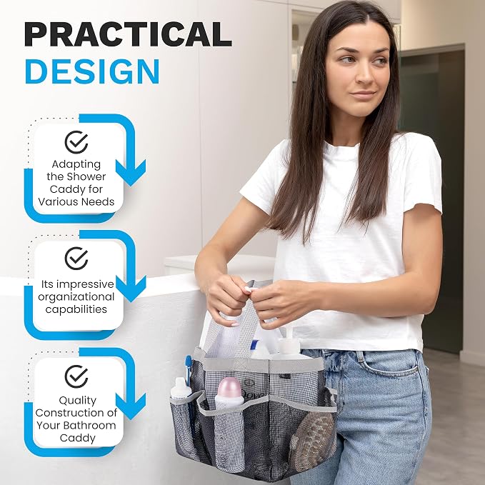 Handy Laundry Mesh Shower Caddy - Image 4