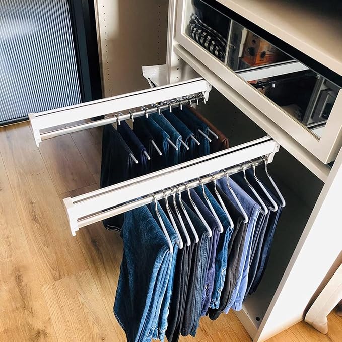 Closet Rod Garment Bar, Hanging Clothes Rods - Image 3