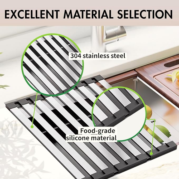 Over The Sink Kitchen Dish Drying Rack Organizer - Image 4