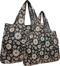 allydrew Large Foldable Tote Nylon Reusable Grocery Bag by allydrew