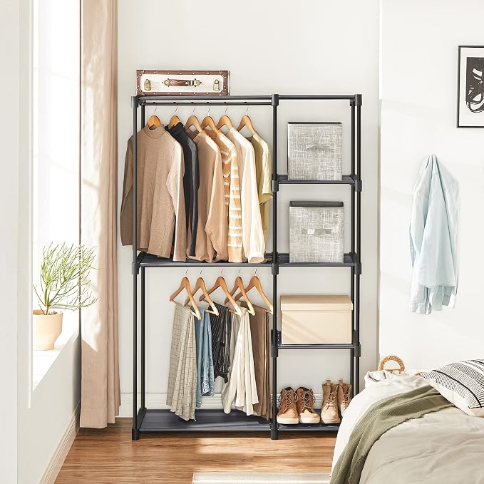 SONGMICS Portable Closet, Freestanding Closet Organizer, Clothes Rack - Image 2