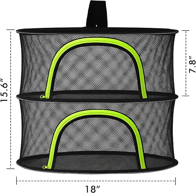 Herb Drying Rack Hanging Mesh 2 Layer 18" - Image 2