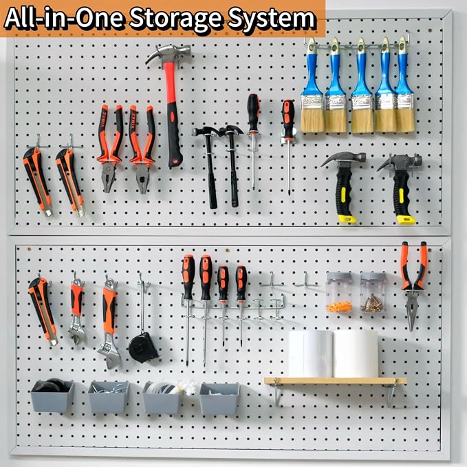 Pegboard Metal Hooks Kit 90PCS - Image 6