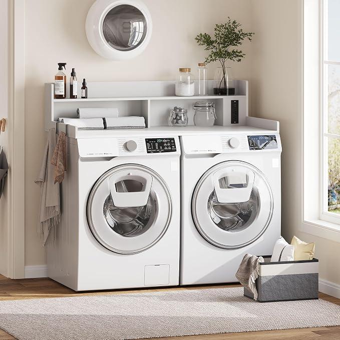 Upgraded 2-Tier Washer and Dryer Countertop - Image 4