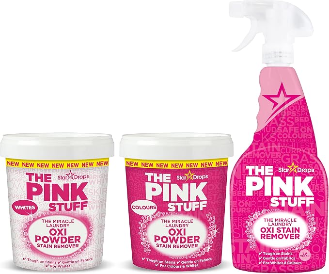 Stardrops - The Pink Stuff - The Miracle Laundry Stain Removing Kit - Oxi by ThePinkStuff