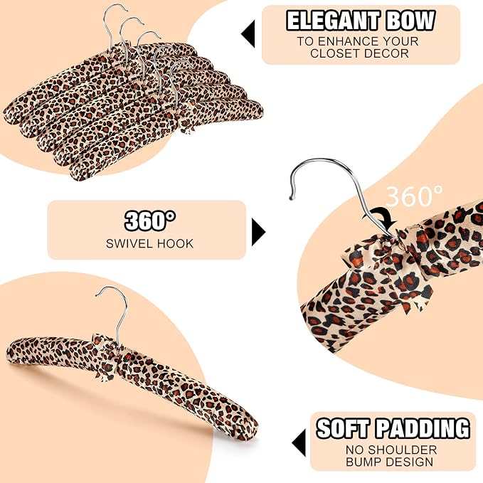Jetec 24 Pieces Satin Padded Hangers - Image 4
