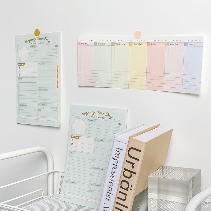 Oriday Weekly Calendar Planner Notepad Tear Off Pad - Image 9
